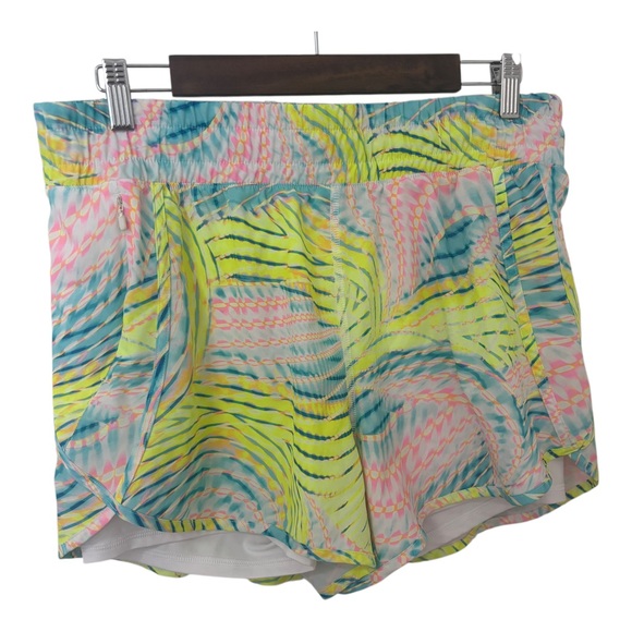 Avia neon multi color athletic workout shorts size L - Picture 1 of 9